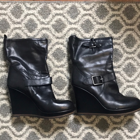 Lucky Brand Booties, black leather. Size 9 - Picture 6 of 14
